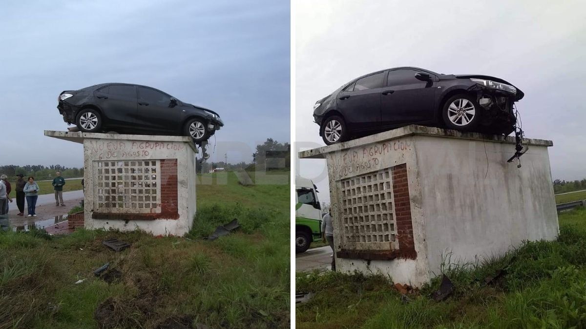 El accidente fue en el kilómetro 151 de la Ruta Nacional 14