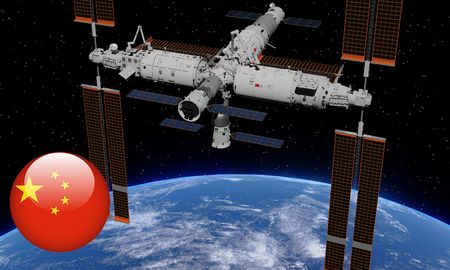 La estación espacial Tiangong es uno de los principales proyectos de la industria espacial china. La estación espacial Tiangong es uno de los principales proyectos de la industria espacial china.