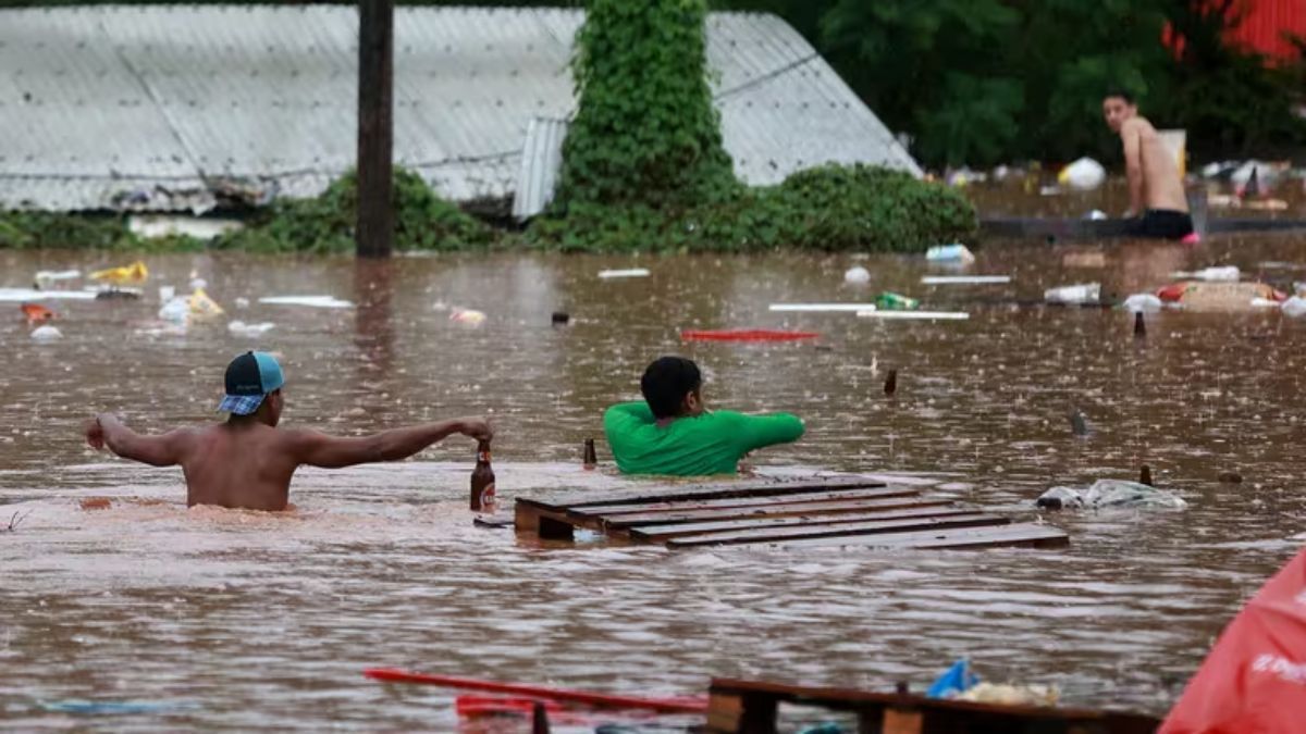 La situación de los habitantes en Brasil frente a las inundaciones actuales.