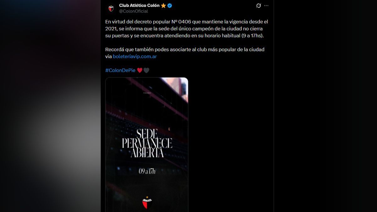 Desde el sabalero redoblaron la apuesta. Desde el sabalero redoblaron la apuesta.