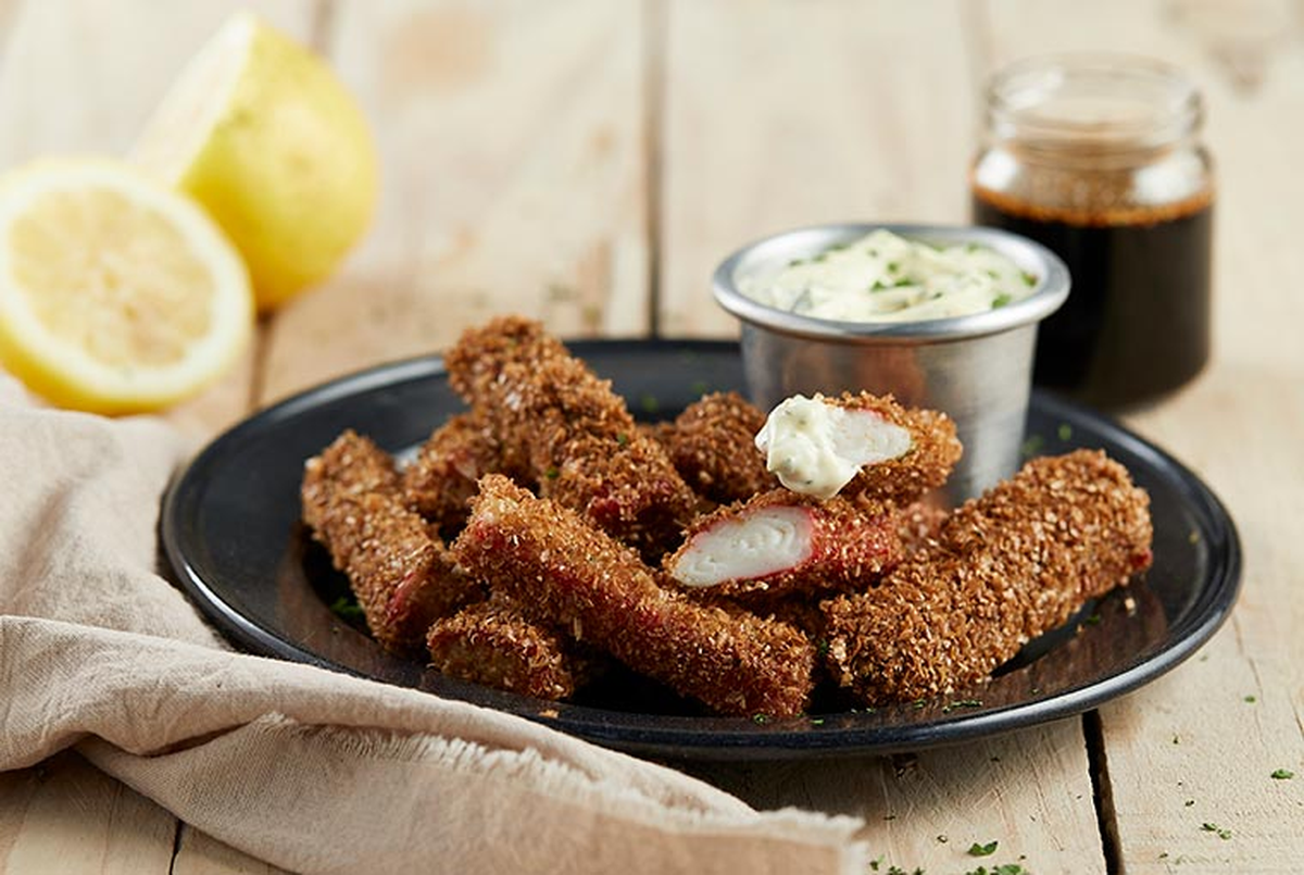 Estos snacks de kanikama son una gran opción para el verano. La receta es muy sencilla. Estos snacks de kanikama son una gran opción para el verano. La receta es muy sencilla.