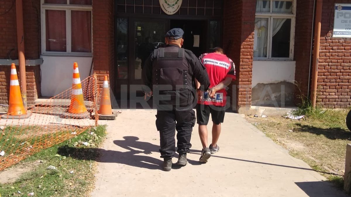 El hombre recapturado fue trasladado a la Comisaría N° 12 de Santo Tomé.