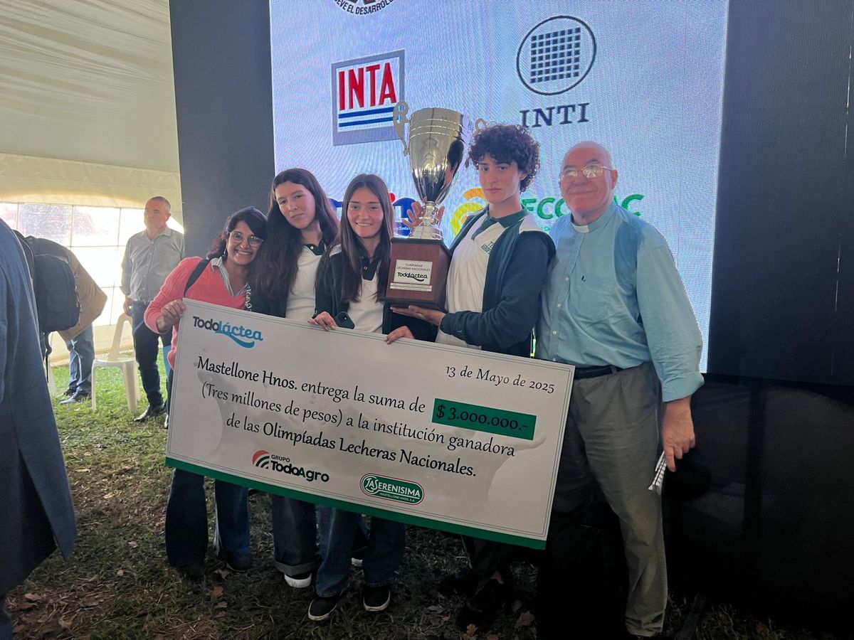 Los alumnos de la&nbsp;Escuela Agrotecnica Salesiana Carlos M. Casares ganaron las Olimpiadas Lecheras Nacionales.