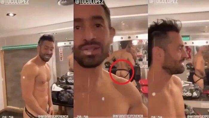 El video del El Tucu López en tanga