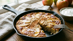 altText(Tortilla de manzana y avena en sartén: receta saludable sin azúcar y lista en 10 minutos)}