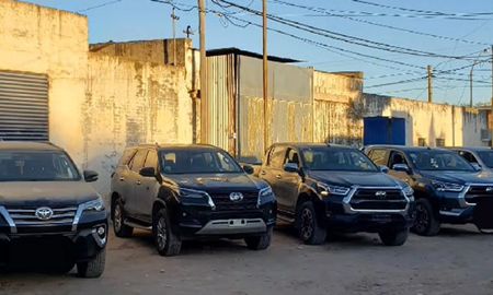 Todas las camionetas tenían pedidos de secuestros activos por distintos robos. Todas las camionetas tenían pedidos de secuestros activos por distintos robos.