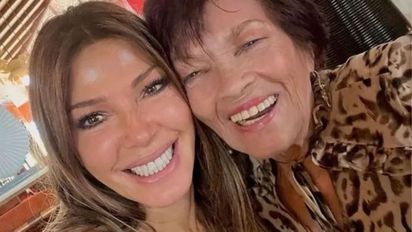 Catherine Fulop atraviesa un difícil momento por la salud de su madre