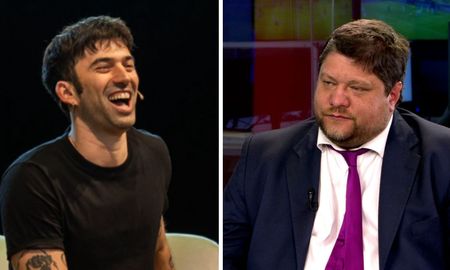 Cruce caliente entre Pedro Rosemblat y Nicolás Wiñazki. Cruce caliente entre Pedro Rosemblat y Nicolás Wiñazki.