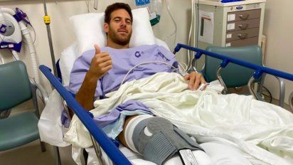Juan Martín Del Potro viajó a Brasil para someterse a un tratamiento con células madres