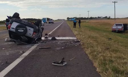 El accidente fatal ocurrió a la altura del kilómetro 191 de la Ruta 2, en Buenos Aires. El accidente fatal ocurrió a la altura del kilómetro 191 de la Ruta 2, en Buenos Aires.