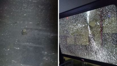 Santa Fe: apedrearon un colectivo de la Línea 5 y una pasajera sufrió heridas