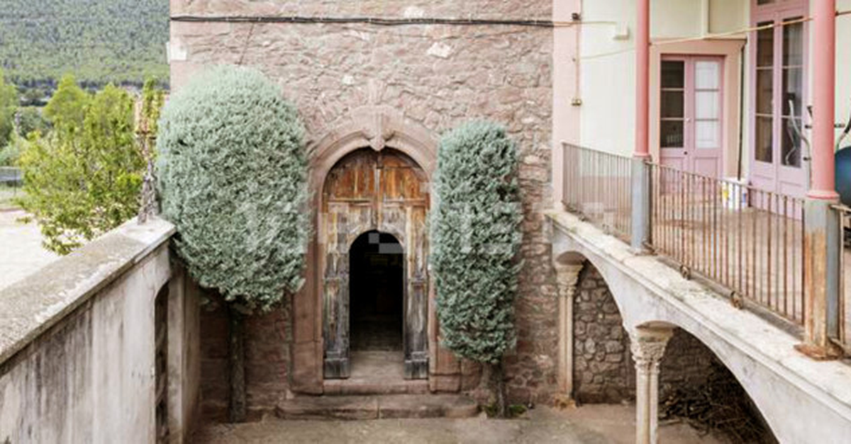 La mansión de Rosalía en Barcelona está situada en un amplio parque de treinta hectáreas.