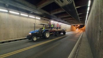 Trabajos en el Túnel Subfluvial: tránsito alternado y cortes totales durante la madrugada