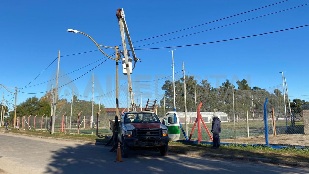 El robo de cables se repite en distintos puntos de la ciudad.