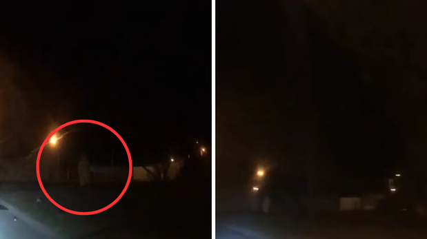 Un grupo de amigos filmó a un fantasma caminando por la calle y publicaron el video en TikTok