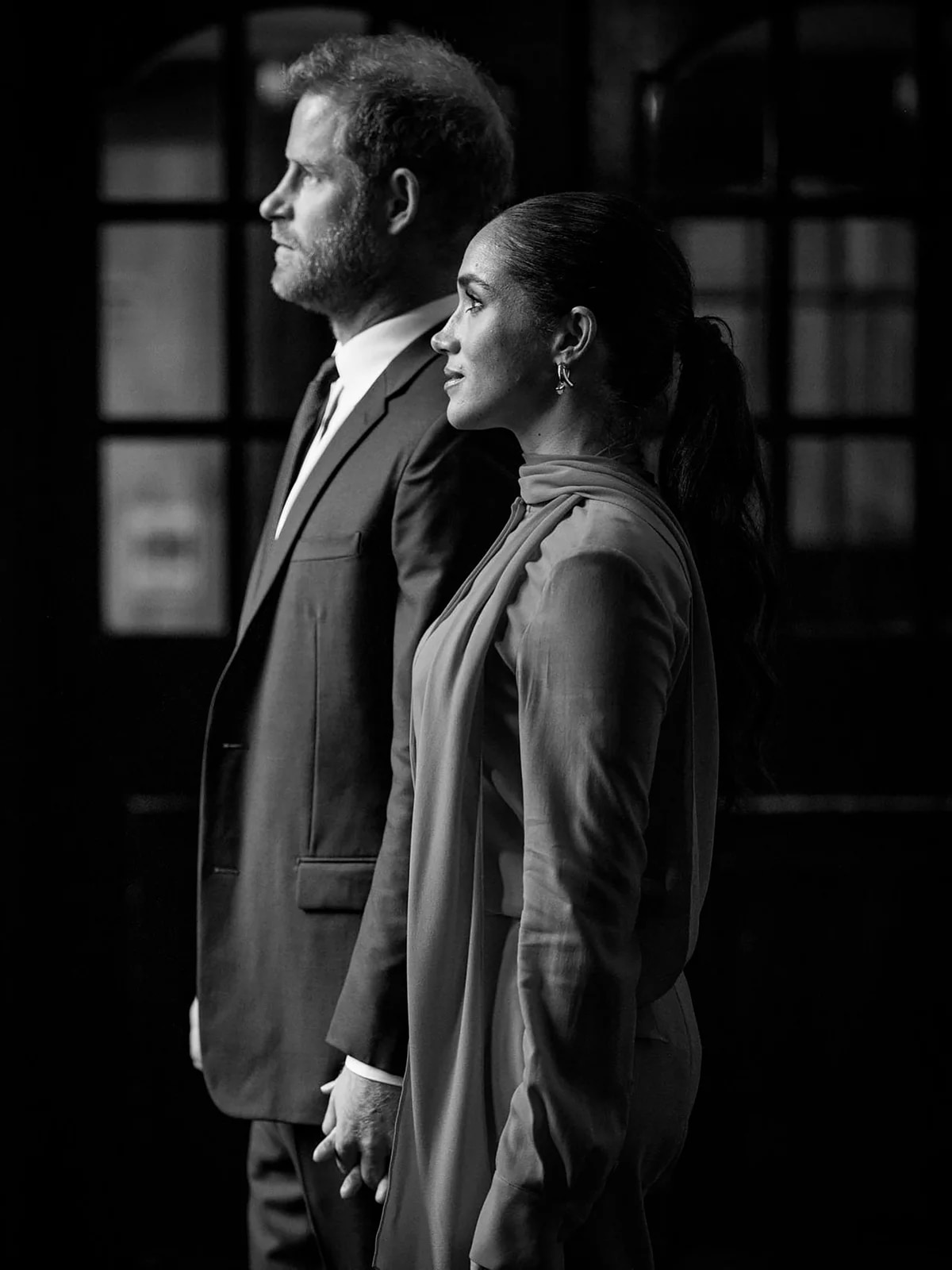 Las fotos secretas de Meghan Markle y el Príncipe Harry días antes del funeral de la reina Isabel II