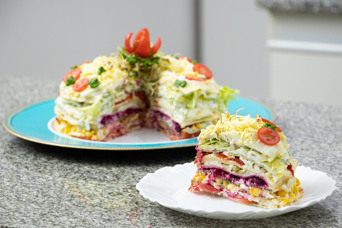 La torre de panqueques es una opción rica y fresca para disfrutar en familia en la noche navideña o en Año Nuevo. La torre de panqueques es una opción rica y fresca para disfrutar en familia en la noche navideña o en Año Nuevo.