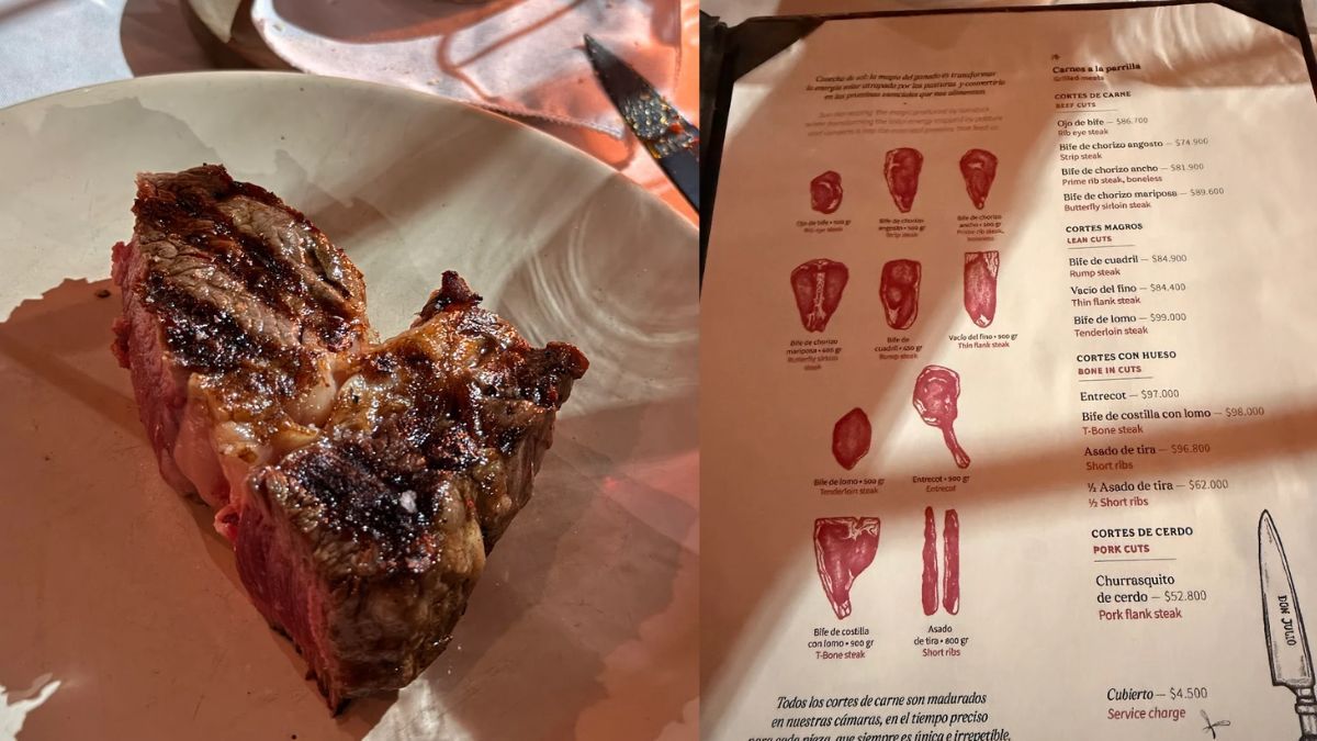 Ojo de bife en Don Julio.