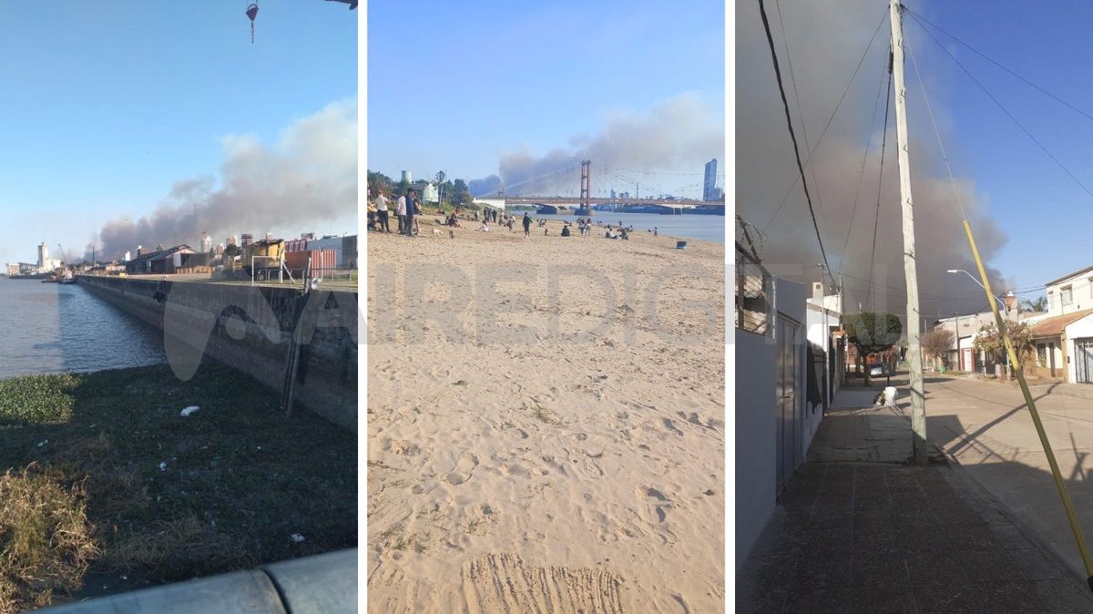 El humo por los incendios en la zona de islas llega a la ciudad de Santa Fe a causa del viento. El humo por los incendios en la zona de islas llega a la ciudad de Santa Fe a causa del viento.