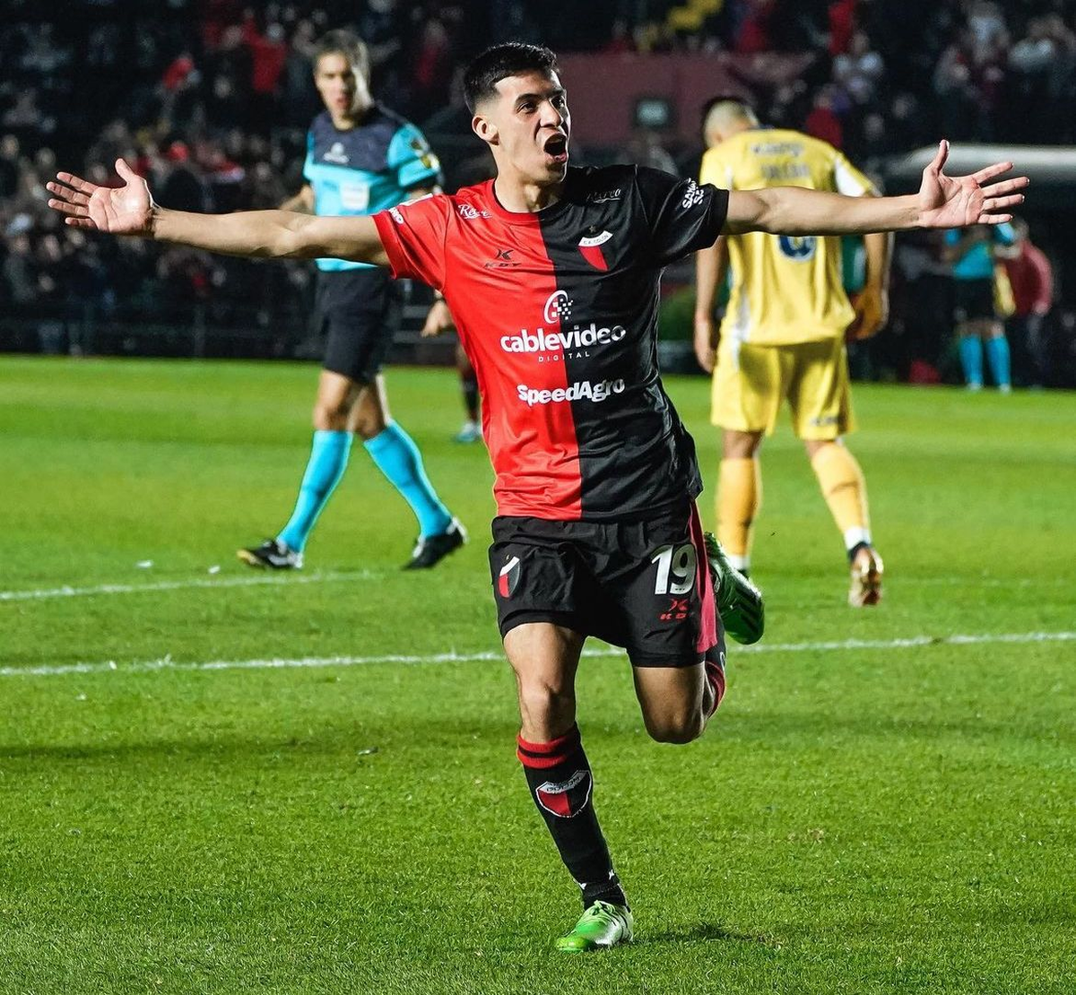 Tomás Galván, el goleador de Colón en la Copa de la Liga. Tomás Galván, el goleador de Colón en la Copa de la Liga.