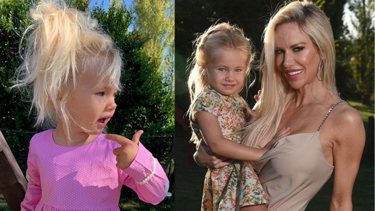 Acusan a Luciana Salazar de teñirle el pelo a Matilda, su hija: las imágenes