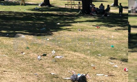 Así estaba este domingo por la mañana el Parque del Sur, una postal que se vuelve a repetir tras los festejos de Navidad.&nbsp;