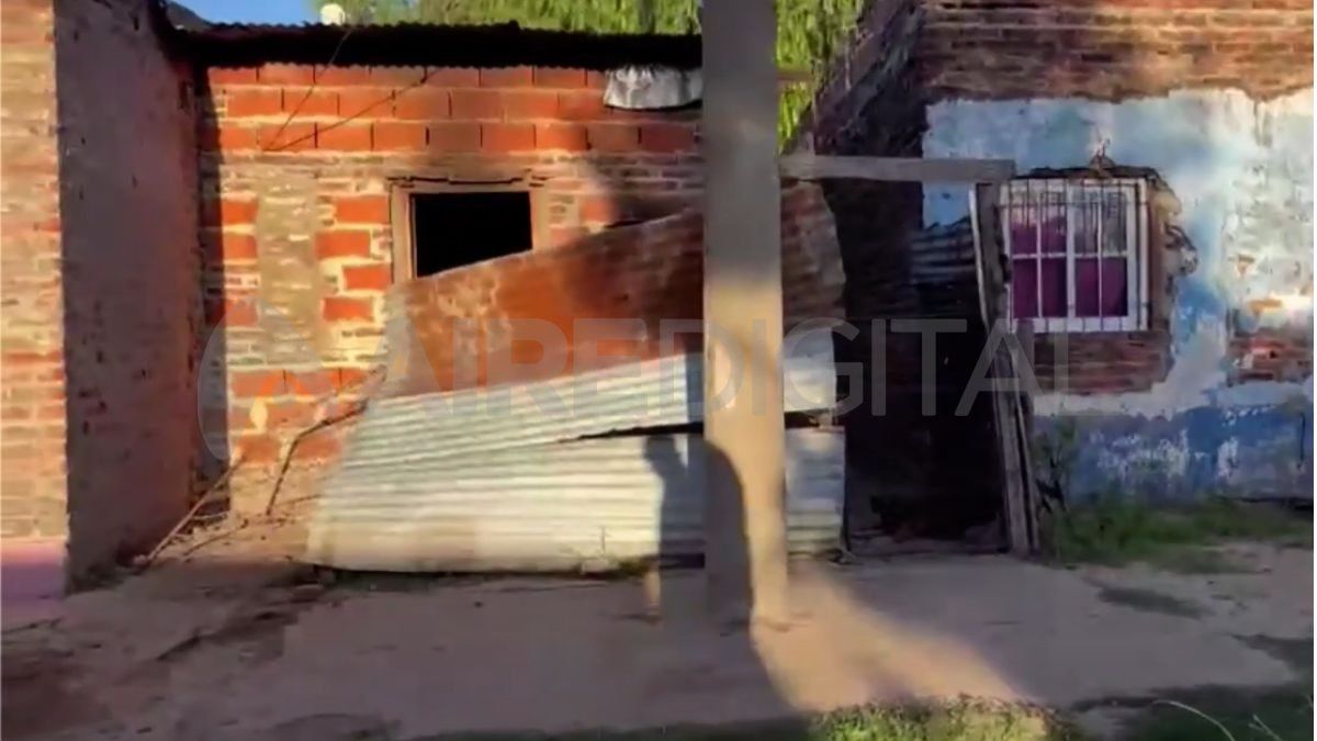 Una de las viviendas que fue allanada un día después del ataque letal. Una de las viviendas que fue allanada un día después del ataque letal.