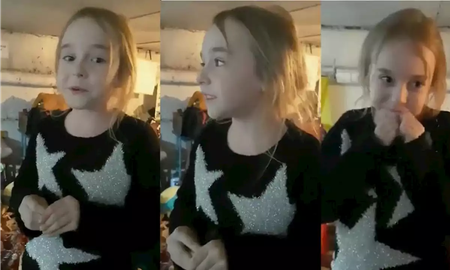Ucrania: una nena emocionó con su versión de Libre soy desde un refugio Ucrania: una nena emocionó con su versión de Libre soy desde un refugio