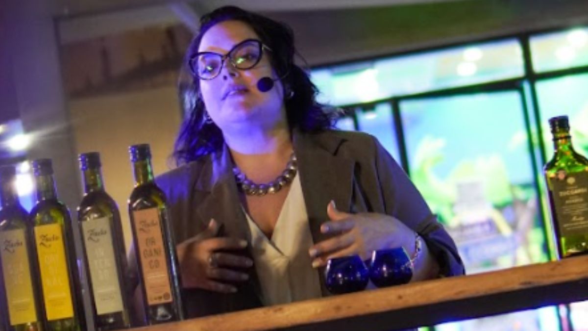 La sommelier Victoria Ferre estuvo a cargo de la clase.