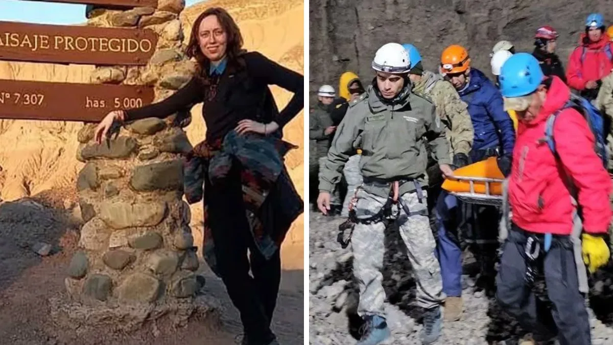 El operativo de rescate de Julia Horn duró siete horas.