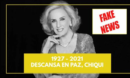 #ChauChiqui: fuerte impacto en las redes por la falsa muerte de Mirtha Legrand #ChauChiqui: fuerte impacto en las redes por la falsa muerte de Mirtha Legrand