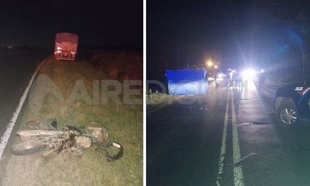 Un joven motociclista de Esperanza murió tras chocar contra un camión Un joven motociclista de Esperanza murió tras chocar contra un camión