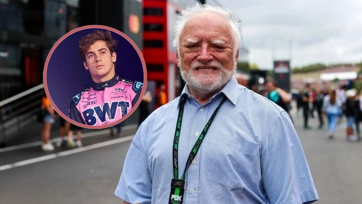 El famoso Hombre Meme sorprendió a los pilotos de Fórmula 1 y se conoció un desopilante video