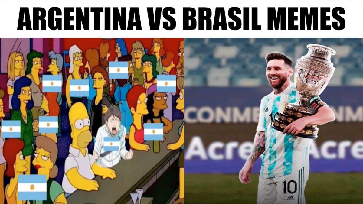 Argentina vs Brasil los mejores memes y reacciones en la final de la