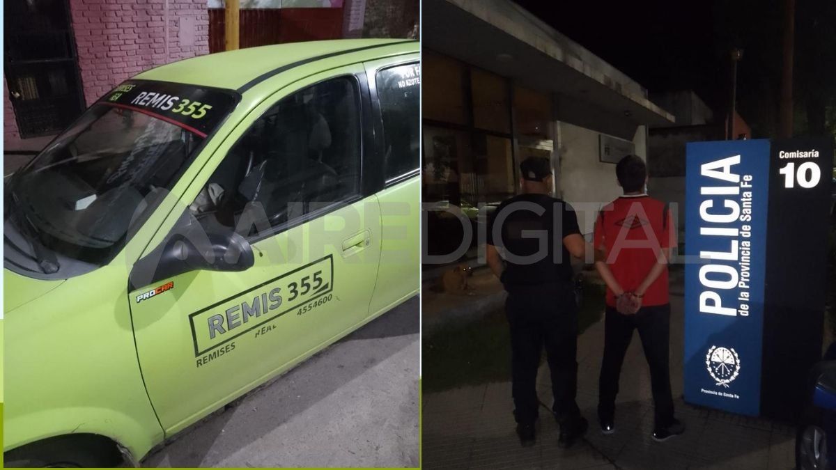 Detuvieron a un ladrón durante un chequeo de la policía a un remís.