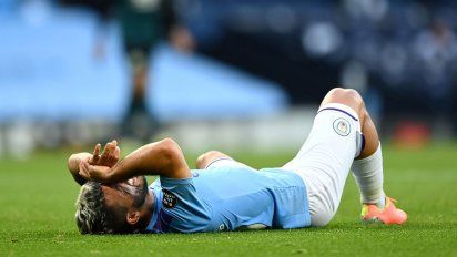 El Kun Agüero estará un mes de baja por una lesión muscular