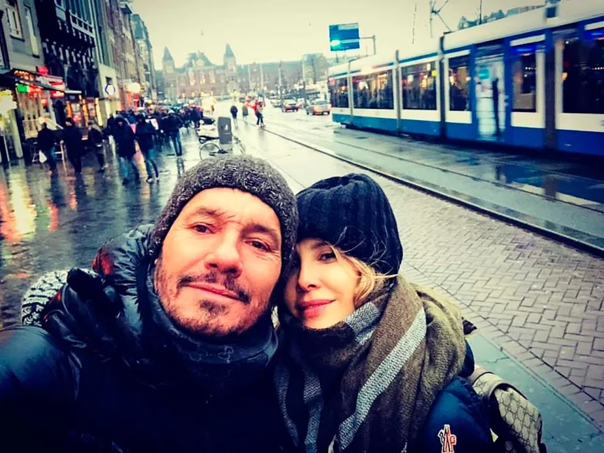 Marcelo Tinelli y Guillermina Valdes