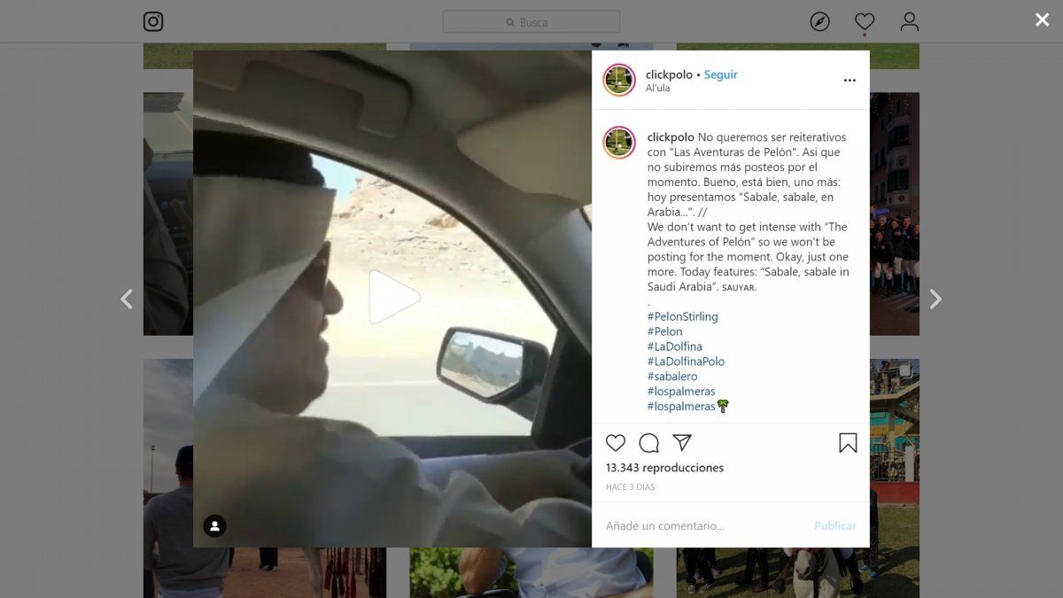 Sin fronteras: el aeea yo soy sabalero llegó a Arabia Saudita de la mano de un equipo argentino de Polo