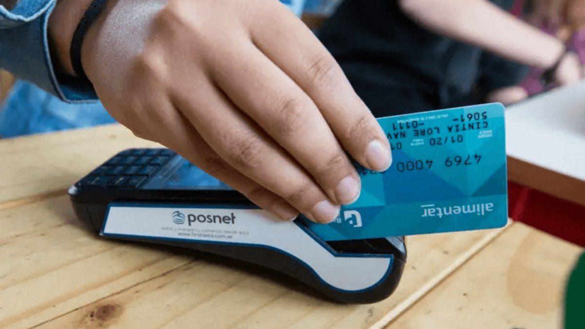 Tarjeta Alimentar de ANSES para trabajadores en blanco.