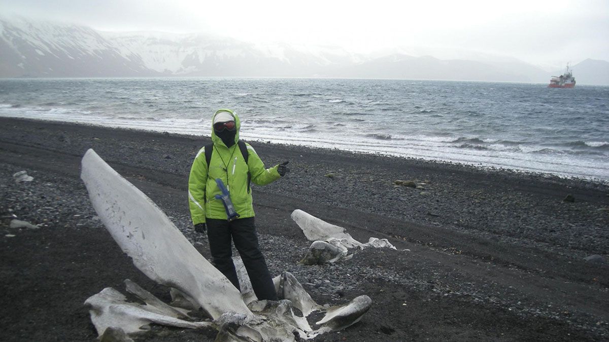 Martos realiza expediciones en la Antártida.