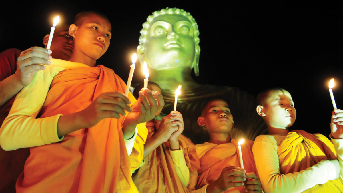La luna llena en Escorpio es coincidente con el festival de Vesak, la principal celebración budista.