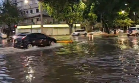 Tormenta en Rosario: cayeron 50 milímetros de agua en solo 20 minutos Tormenta en Rosario: cayeron 50 milímetros de agua en solo 20 minutos
