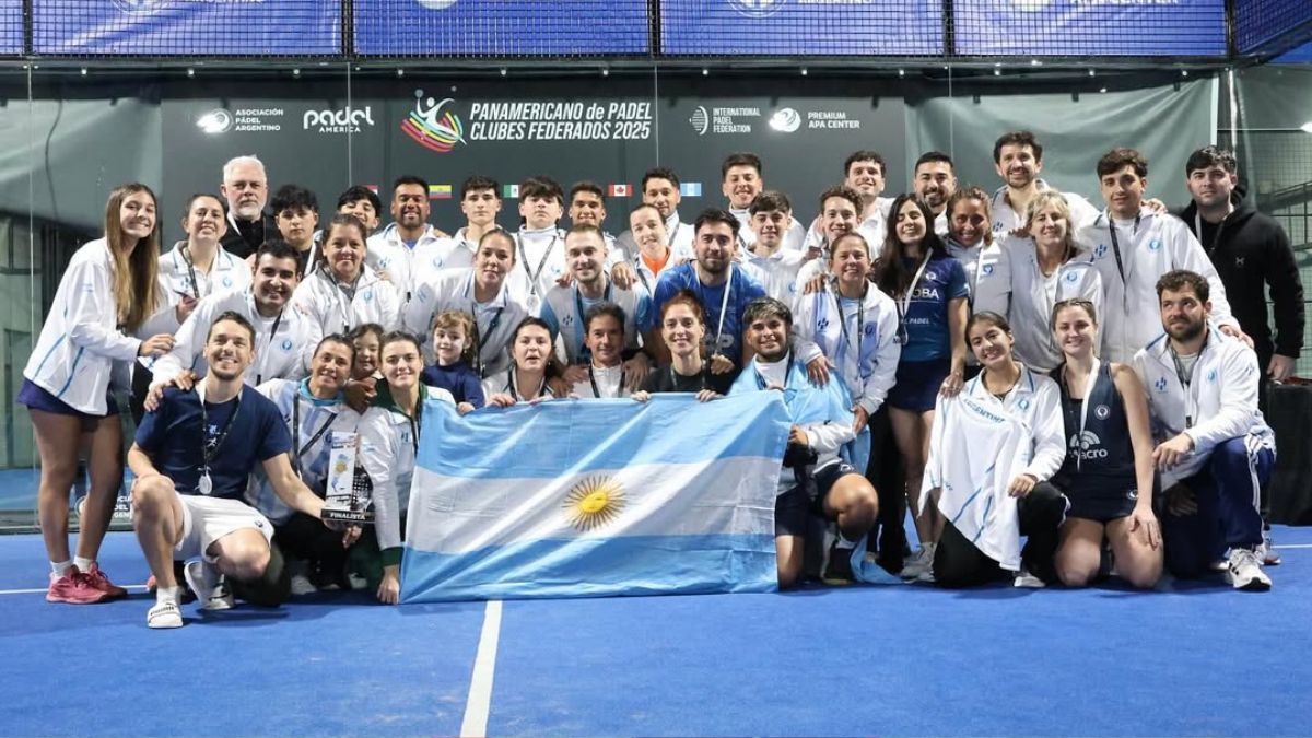Pádel: Argentina logró el segundo puesto del Panamericano de Clubes 2025