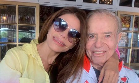 La foto que subió Zulema, la hija de Menem, para saludar a su padre. La foto que subió Zulema, la hija de Menem, para saludar a su padre.
