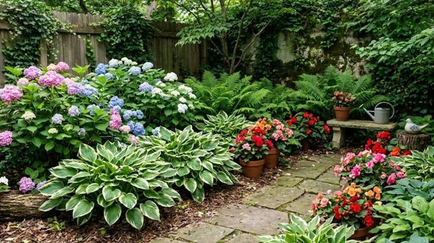 Las 4 especies de plantas perfectas para patios con sombra.
