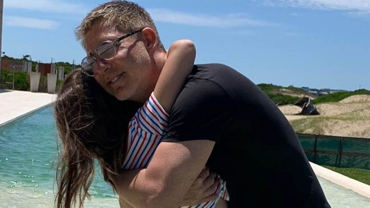 Adri&aacute;n Suar junto a su hija Margarita
