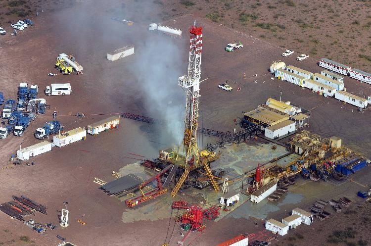 Vaca Muerta: una fuga de gas se produjo en un pozo de perforación