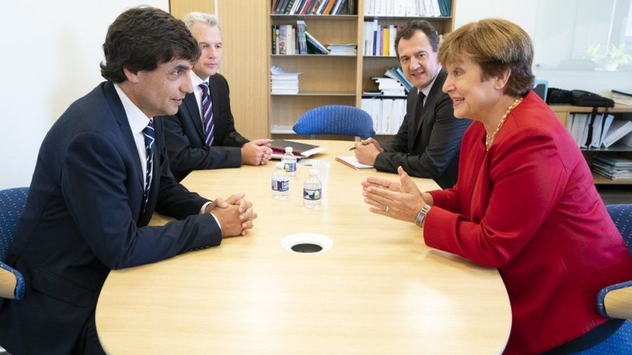Lacunza y Sandleris se reúnen con la cúpula del FMI este viernes