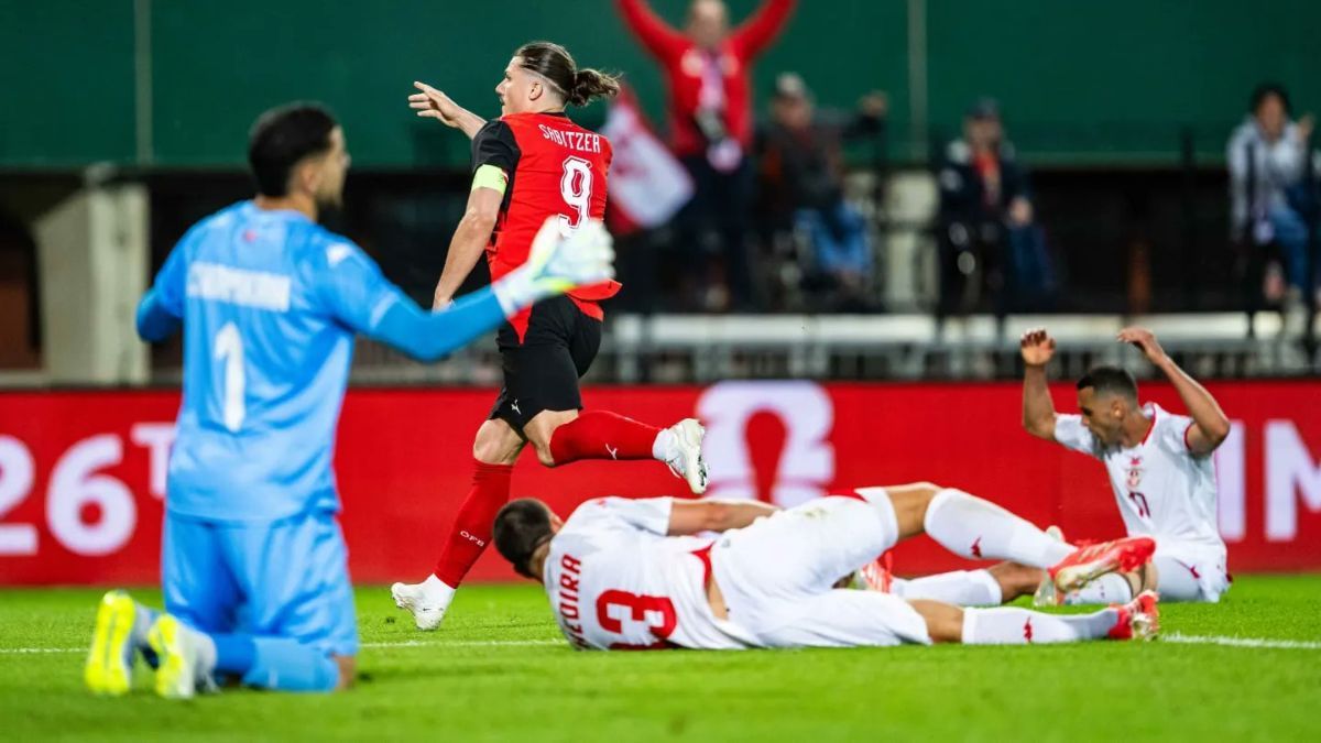 Con gol de Sabitzer, Austria venció 1 a 0 a Túnez a 10 días del Mundial 2026.