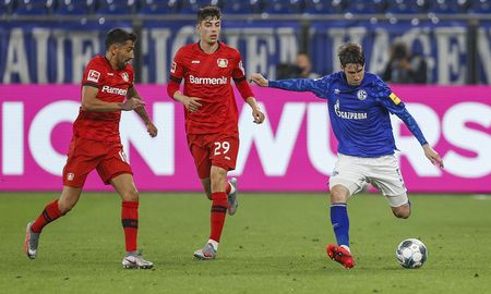Con el empate 1-1 ante Schalke 04, el Bayer Leverkusen de Lucas Alario se metió en puestos de clasificación a la Champions League. Con el empate 1-1 ante Schalke 04, el Bayer Leverkusen de Lucas Alario se metió en puestos de clasificación a la Champions League.